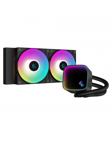 Водно охлаждане DeepCool LS520 SE, Addressable RGB, Infinity mirror design, LGA1700/AM5 - R-LS520-BKAMMM-G-1