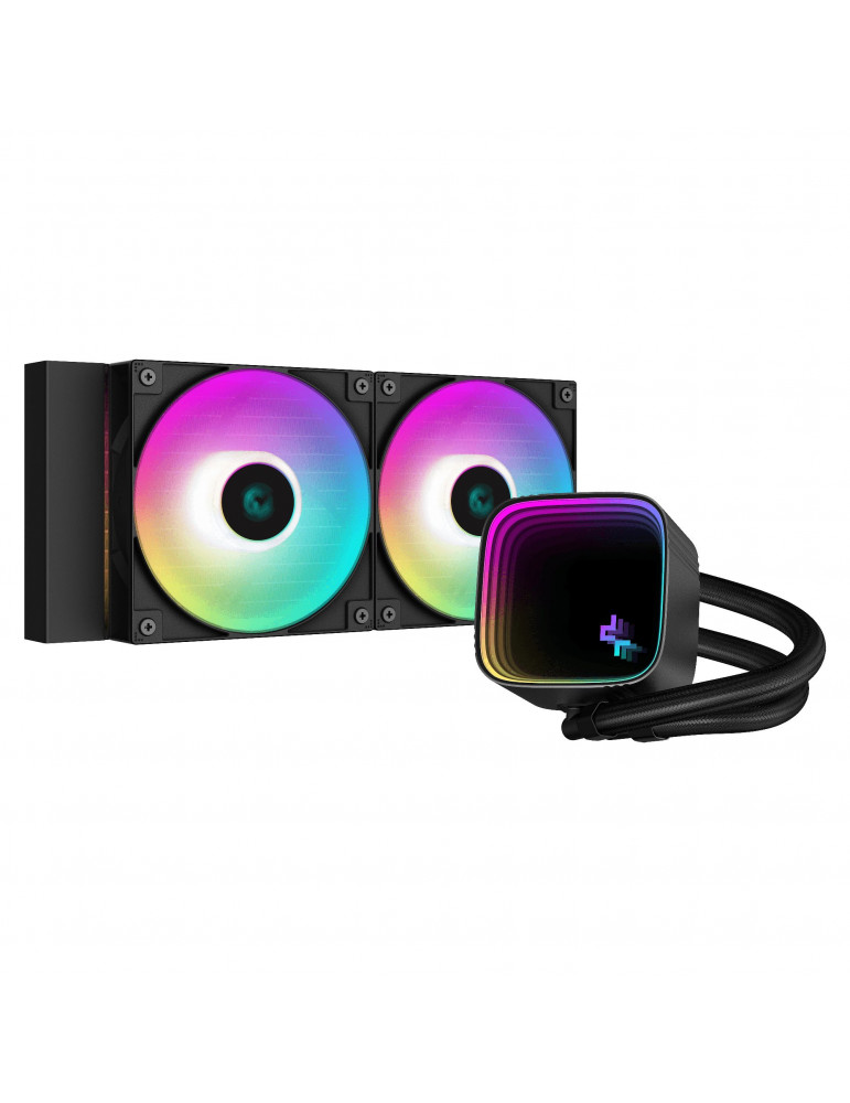 Водно охлаждане DeepCool LS520 SE, Addressable RGB, Infinity mirror design, LGA1700/AM5 - R-LS520-BKAMMM-G-1