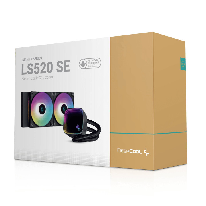 Водно охлаждане DeepCool LS520 SE, Addressable RGB, Infinity mirror design, LGA1700/AM5 - R-LS520-BKAMMM-G-1