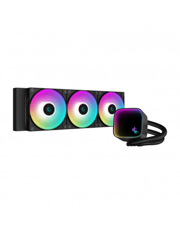 Водно охлаждане DeepCool LS720 SE, Addressable RGB, Infinity mirror design, LGA1700/AM5 - R-LS720-BKAMMM-G-1