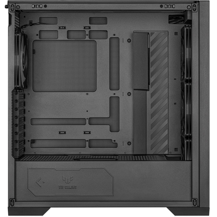 Кутия за компютър Asus TUF GAMING GT302 Tempered Glass, ARGB, Black - 90DC00I0-B19000