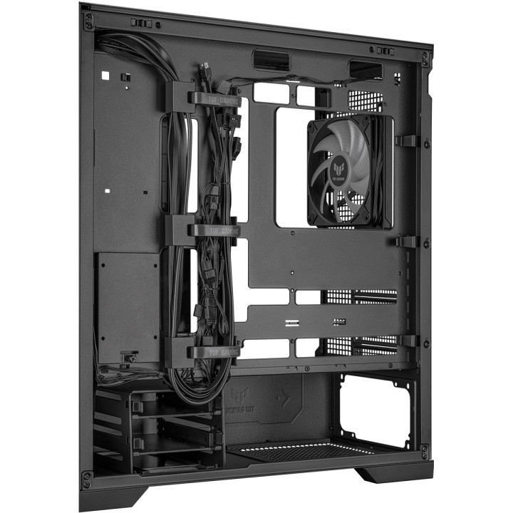 Кутия за компютър Asus TUF GAMING GT302 Tempered Glass, ARGB, Black - 90DC00I0-B19000