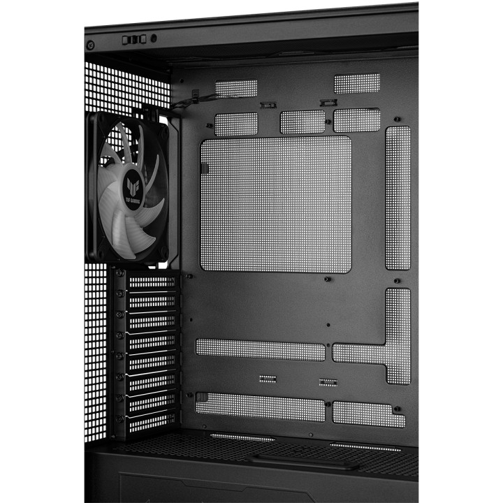 Кутия за компютър Asus TUF GAMING GT302 Tempered Glass, ARGB, Black - 90DC00I0-B19000