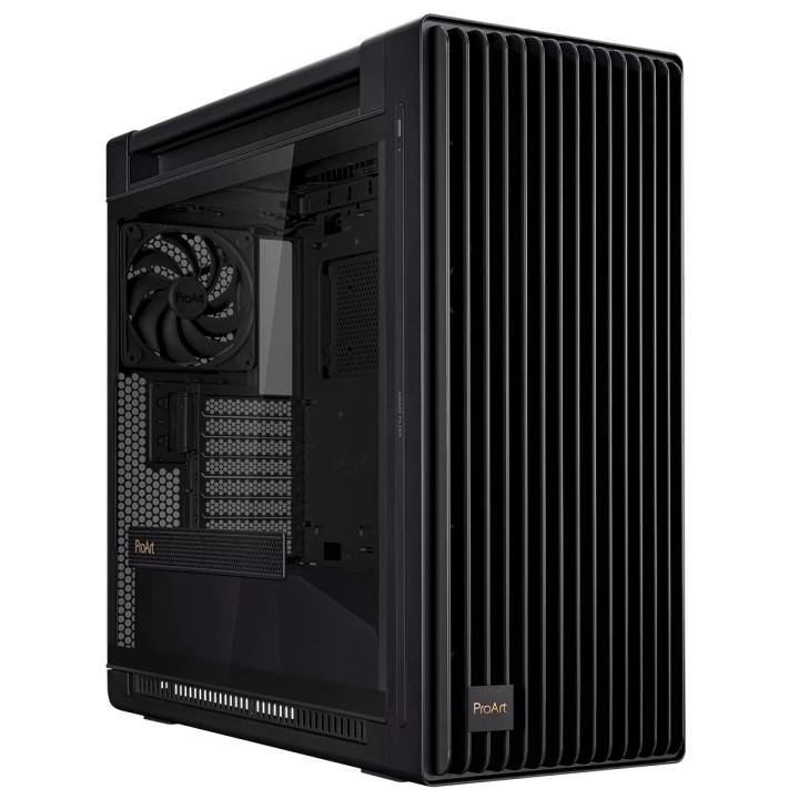Кутия за компютър Asus ProArt PA602 Tempered Glass ARGB Black, Full-Tower - 90DC00J0-B09000