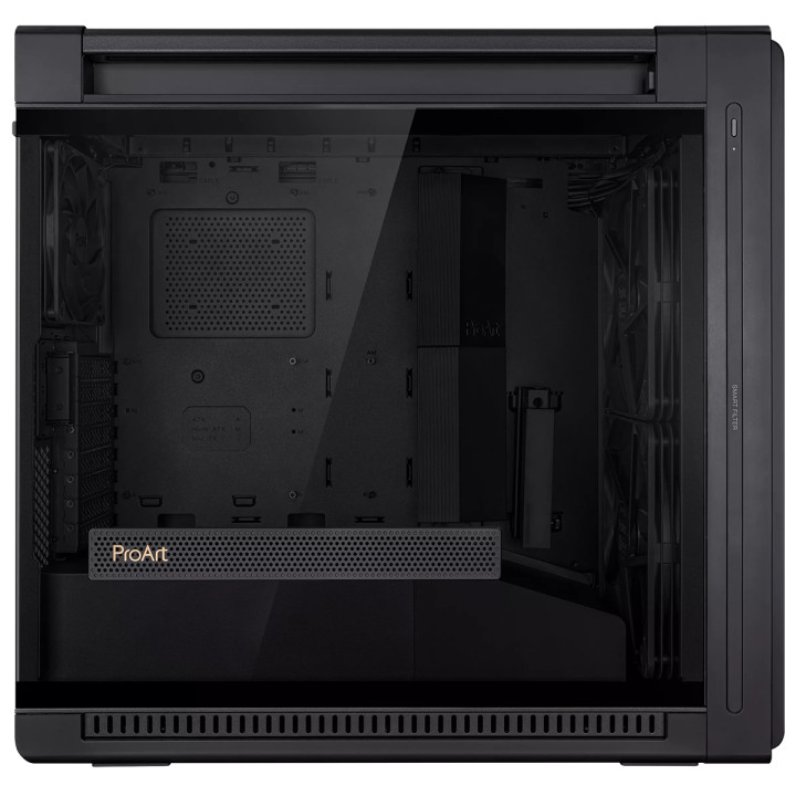 Кутия за компютър Asus ProArt PA602 Tempered Glass ARGB Black, Full-Tower - 90DC00J0-B09000