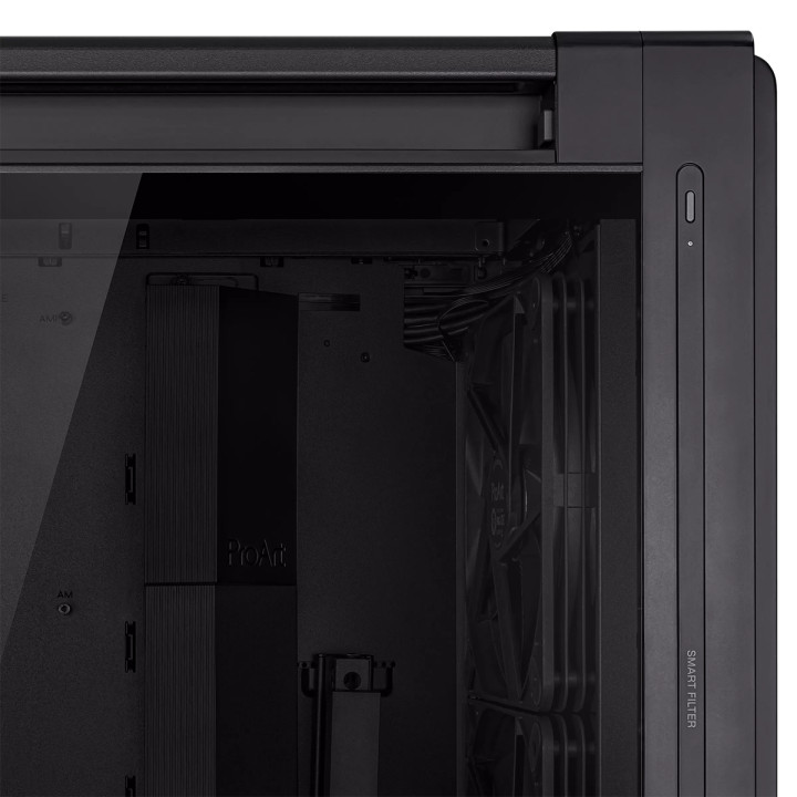 Кутия за компютър Asus ProArt PA602 Tempered Glass ARGB Black, Full-Tower - 90DC00J0-B09000