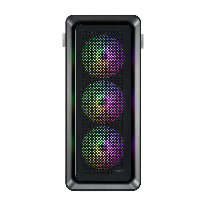 Кутия за компютър FSP CUT593, ATX, Ultra-Tower, Type-C, 4 x ARGB 140mm, Черна - POC0000204