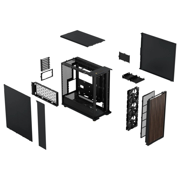 Кутия за компютър Fractal Design NORTH XL CHARCOAL BLACK - FD-C-NOR-01