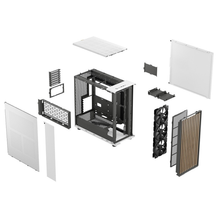 Кутия за компютър Fractal Design NORTH XL CHALK WHITE - FD-C-NOR-03
