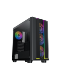 Кутия за компютър XIGMATEK Gaming Y Pro, EN42249, BLACK, EATX, U3x1 U2, Dual ARGB LED Strip FP & Left TG, 4бр S20A & Galaxy II Fan Control Kit