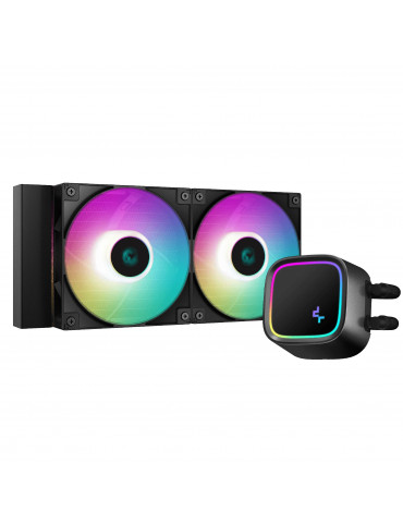 Водно охлаждане DeepCool LE520 - Addressable RGB - LGA1700/AM5 - R-LE520-BKAMMN-G-1
