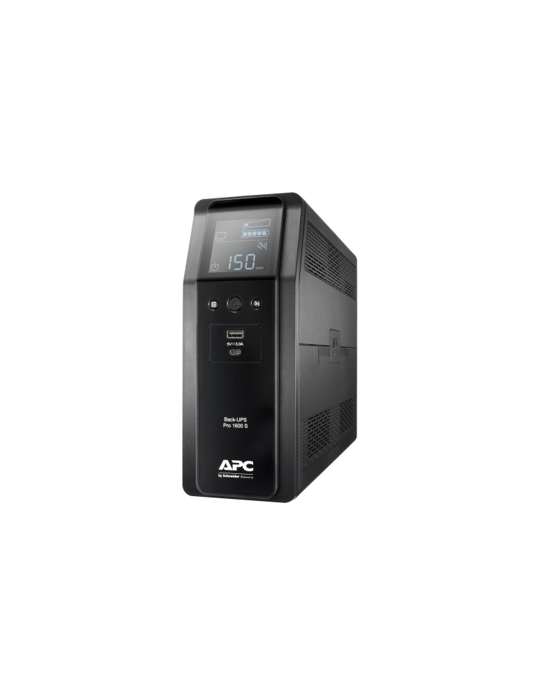 Токозахранващо устройство APC Back UPS Pro BR 1600VA, 230V, Sinewave, 8 Outlets, AVR, LCD interface - BR1600SI