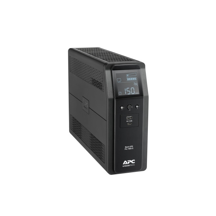 Токозахранващо устройство APC Back UPS Pro BR 1600VA, 230V, Sinewave, 8 Outlets, AVR, LCD interface - BR1600SI