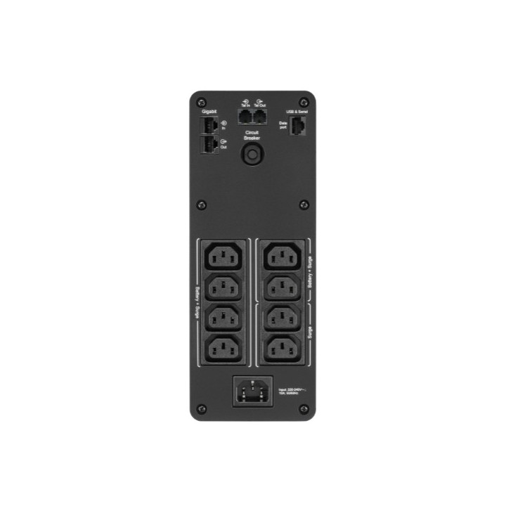 Токозахранващо устройство APC Back UPS Pro BR 1600VA, 230V, Sinewave, 8 Outlets, AVR, LCD interface - BR1600SI
