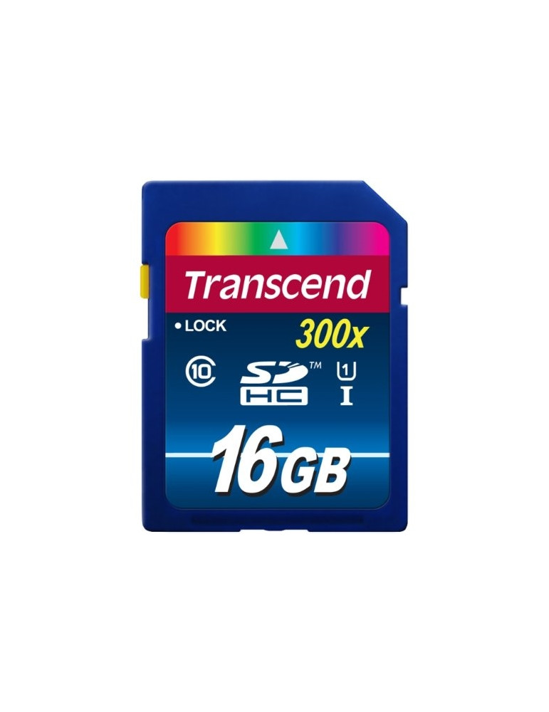 Карта памет Transcend 16GB SDHC UHS-I Premium (Class 10) - TS16GSDU1