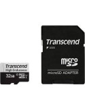 Карта памет Transcend 32GB micro SD w/ adapter U1, High Endurance - TS32GUSD350V