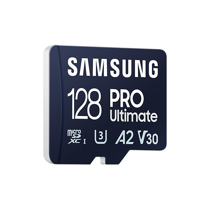 Карта памет Samsung 128GB micro SD Card PRO Ultimate with USB Reader, UHS-I, Read 200MB/s - Write 130MB/s, U3, V30, A2 - MB-MY128SB/WW