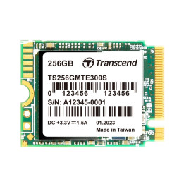 SSD диск Transcend 256GB, M.2 2230, PCIe Gen3x4, NVMe, 3D TLC, DRAM-less - TS256GMTE300S