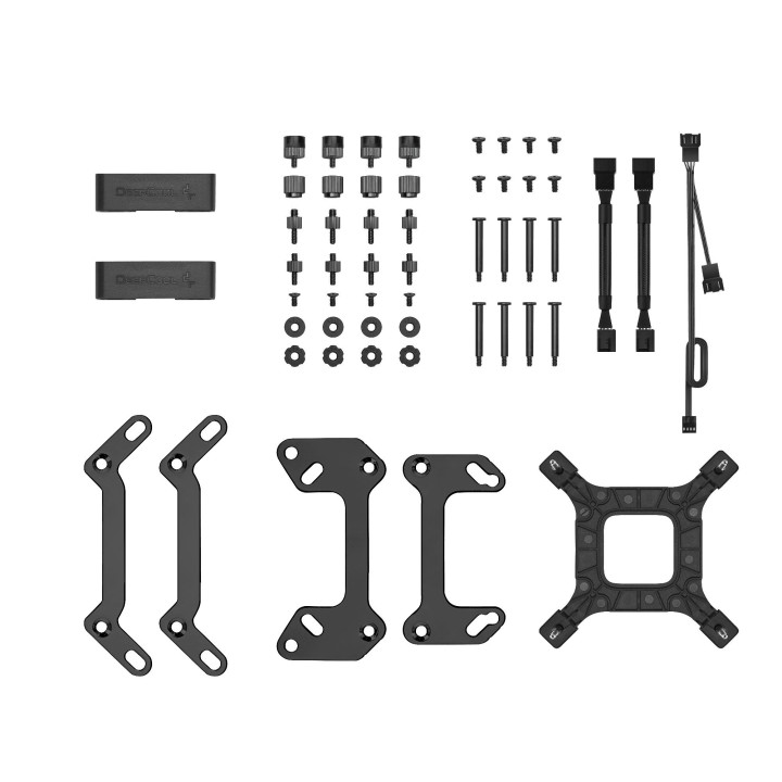 Водно охлаждане DeepCoolLT520 - Addressable RGB, Infinity mirror design - LGA1700/AM5 - R-LT520-BKAMNF-G-1