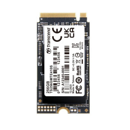 SSD диск Transcend 256GB, M.2 2242, PCIe Gen4x4, NVMe, 3D TLC, DRAM-less - TS256GMTE410S