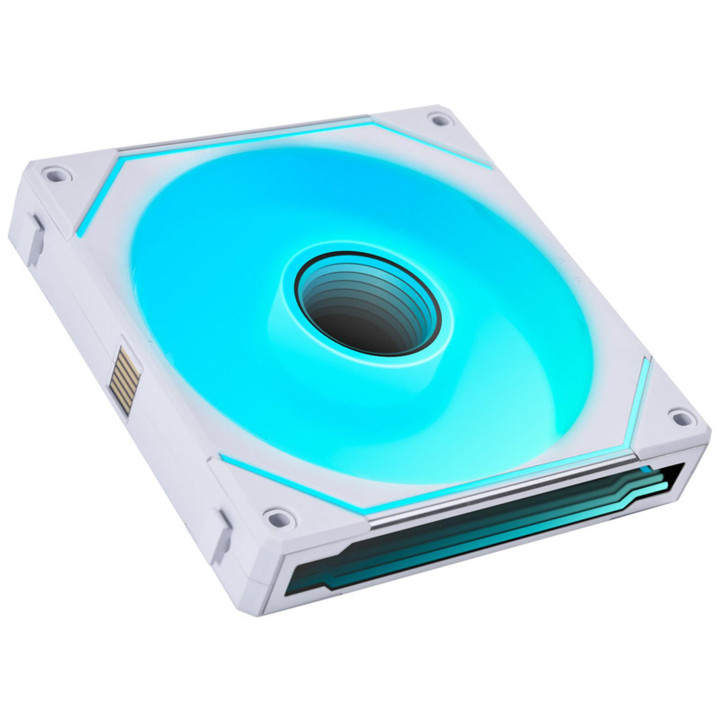 Вентилатор Lian-Li UNI SL-INF Reverse Blade, 140 ARGB PWM, Бял - G99.14RSLIN1W.00