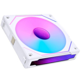 Вентилатор Lian-Li UNI SL-INF Reverse Blade, 120 мм, ARGB PWM, Бял - G99.12RSLIN1W.00