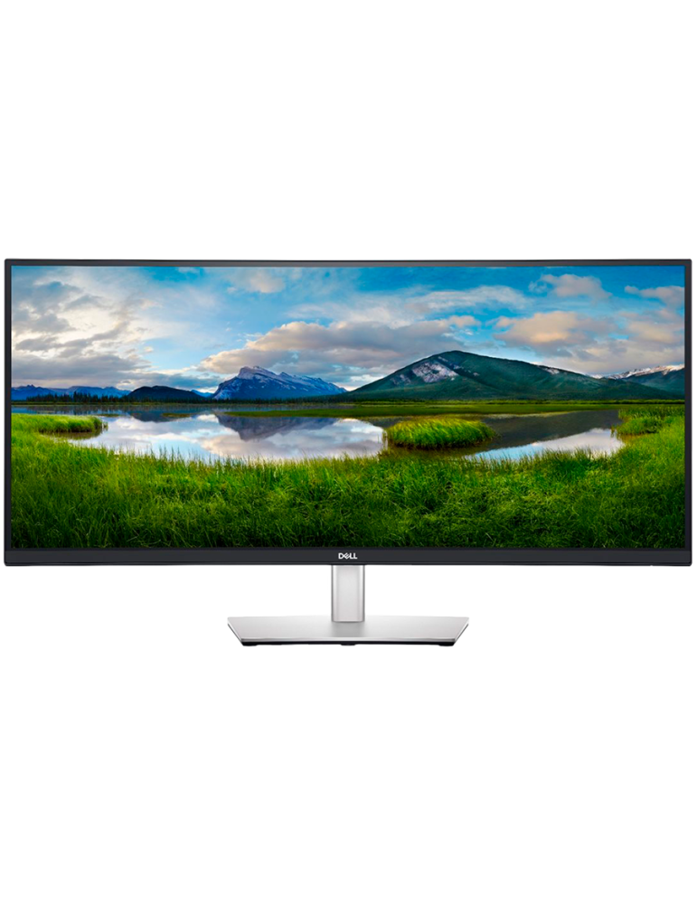 Монитор Dell P3424WE Curved, 34", WQHD 3440x1440, 3800R, IPS, AG, 3H Hard Coating, Comfort V, Touchscreen, DP, HDMI,  USB-C Hub, LAN