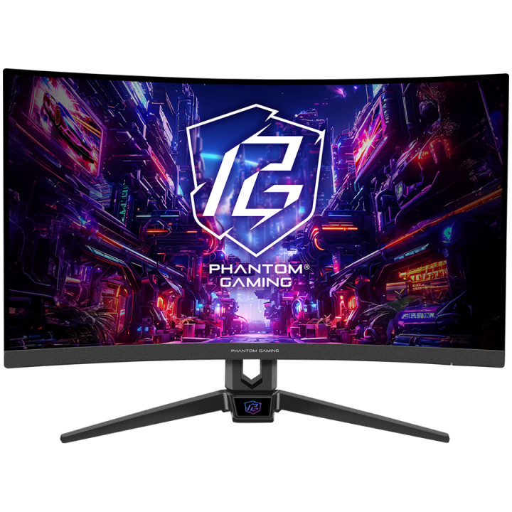 Монитор AsRock PG27FRS1A Curved, 27" FHD(1920x1080) 1500R VA, AG, 280 Hz, 127% sRGB, Low Blue Light, 2x 2W Speakers, HDMI 2.0, DP 1.2, Audio Jack