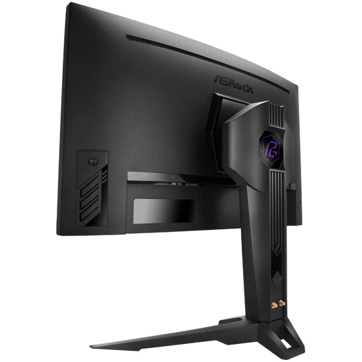 Монитор AsRock PG27QRT2A Curved, 27" QHD(2560x1440) VA, Anti-Glare, 180 Hz, 132% sRGB, 5000:1, 1ms (MPRT), FreeSync, Flicker-free, VESA, 2x 2W Speaker, HDMI, DP, Audio, Wi-Fi