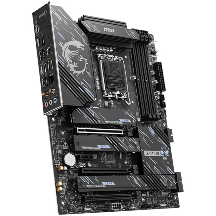 Дънна платка MSI Z890 GAMING PLUS WIFI LGA 1851, DDR5 up to 9200(OC)MHz, 3x PCIe x16 slots, 4x M.2 slot, 5GbpsL AN