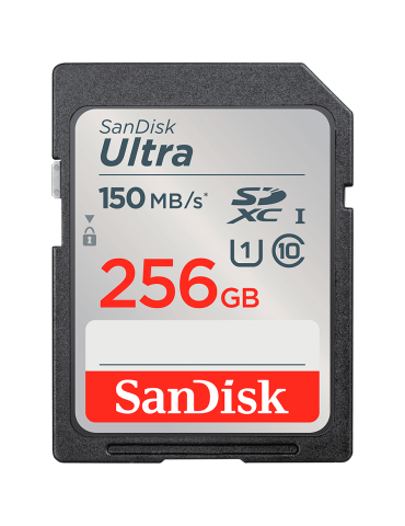 SD карта Sandisk Ultra 256GB SDXC Memory Card 150MB/s - SDSDUNC-256G-GN6IN