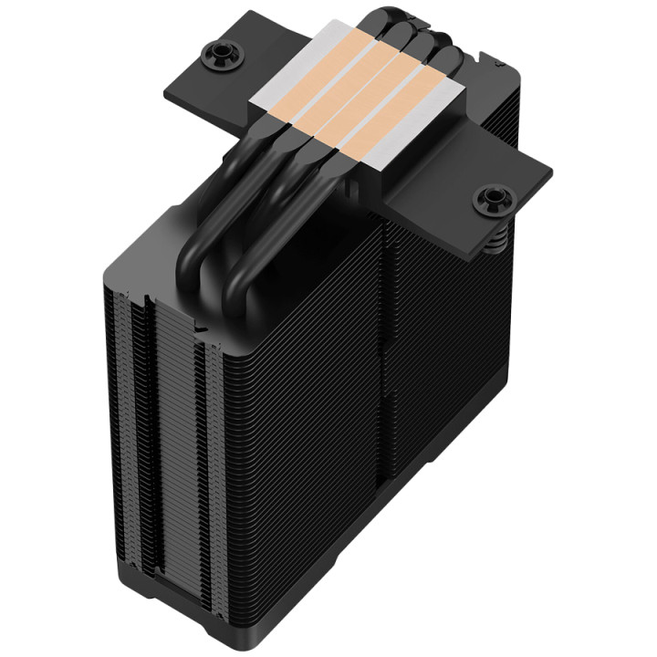 Охладител за процесор DeepCool AG400 DIGITAL ARGB, 1x120mm FK120 PWM FDB Fan, Addressable RGB LED - R-AG400-BKADMN-G-1