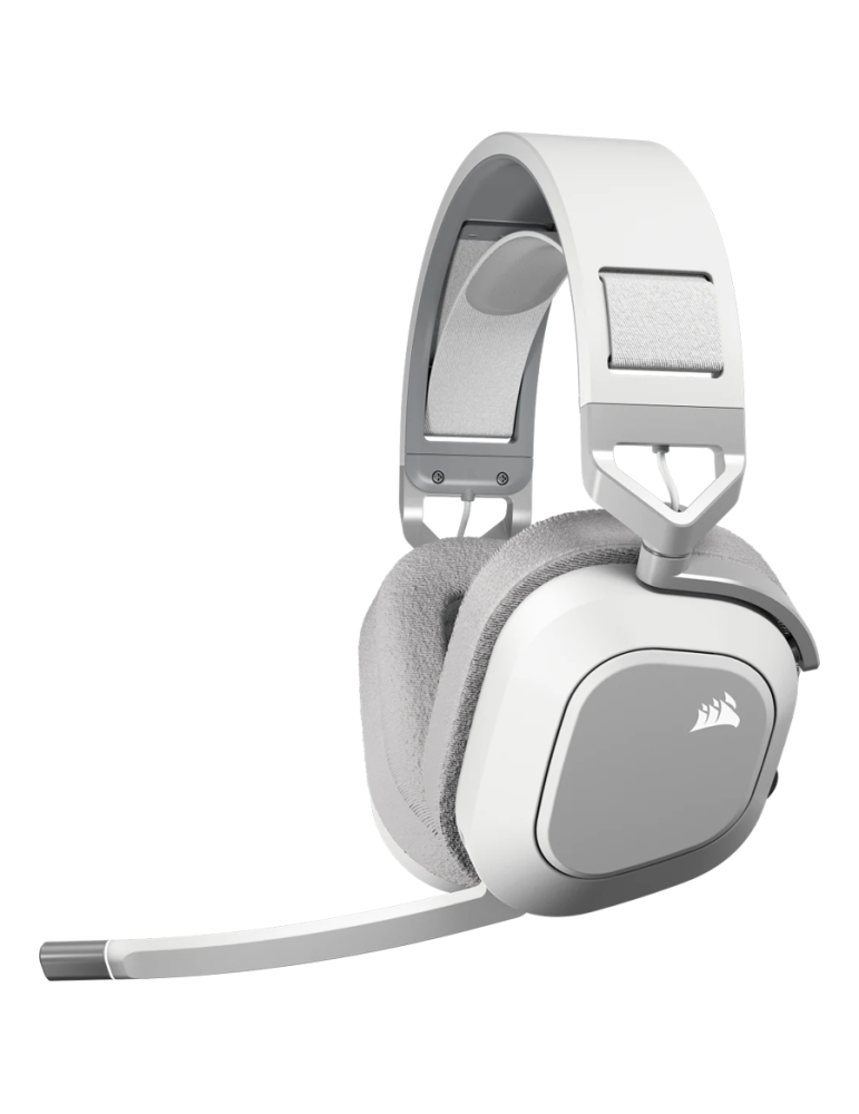 Безжични геймърски слушалки Corsair HS80 MAX, White, EU - CA-9011296-EU