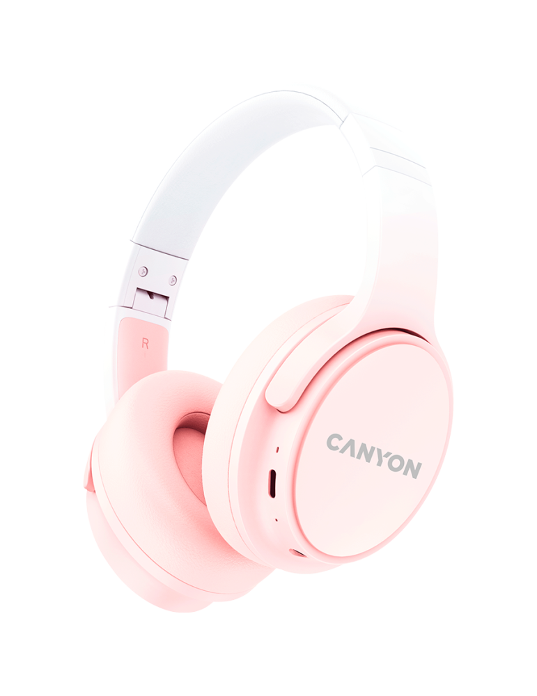 Bluetooth слушалки Canyon OnRiff 4 Pink - CNS-CBTHS4P