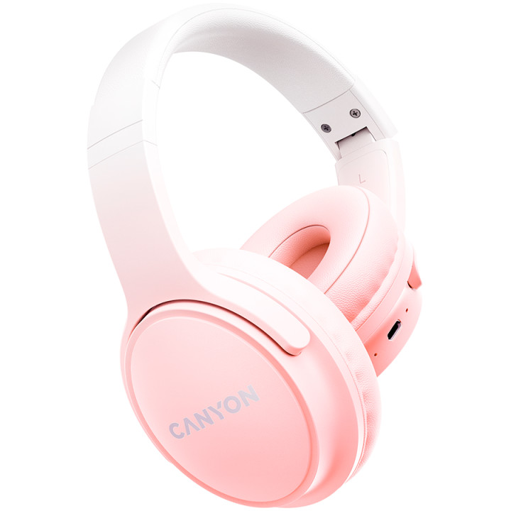 Bluetooth слушалки Canyon OnRiff 4 Pink - CNS-CBTHS4P