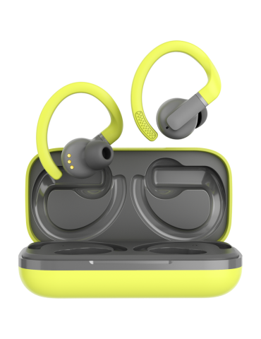 Bluetooth слушалки- тапи Canyon OnRun 11 Sport Wireless charge Green - CNS-TWS11GR
