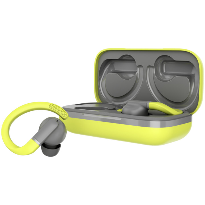 Bluetooth слушалки- тапи Canyon OnRun 11 Sport Wireless charge Green - CNS-TWS11GR