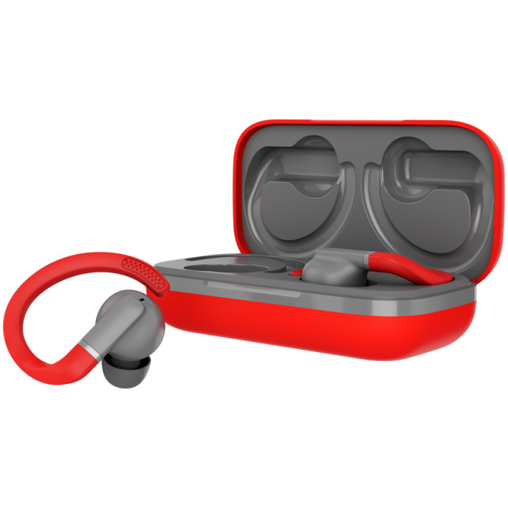 Bluetooth слушалки- тапи Canyon OnRun 11 Sport Wireless charge Red - CNS-TWS11R