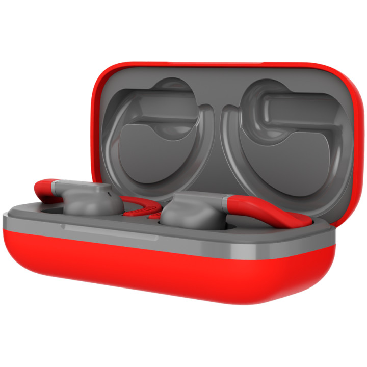 Bluetooth слушалки- тапи Canyon OnRun 11 Sport Wireless charge Red - CNS-TWS11R