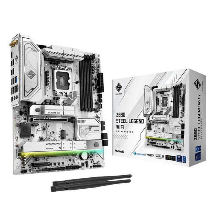 Дънна платка AsRock Z890 STEEL LEGEND WIFI, DDR5, WIFI, LGA1851