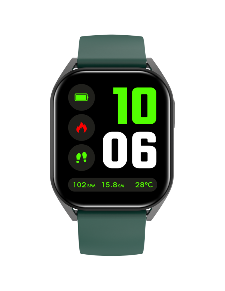 Смарт часовник Canyon Chatter SW-58 BT-CALL Black Green - CNS-SW58BG