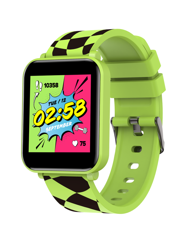 Детски смарт часовник Canyon Joyce KW-43 DUAL BT Music Green - CNE-KW43YB