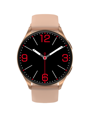 Смарт часовник Blackview X20, 1.43-inch OLED 466x466, 380mAh Battery, Oxygen Monitor   Heart Rate Monitoring, Calls and SMS notification, Gold - BVX20-GD