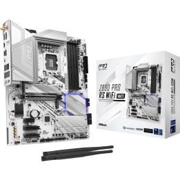 Дънна платка AsRock Z890 Pro RS WiFi White, ATX, LGA1851, DDR5