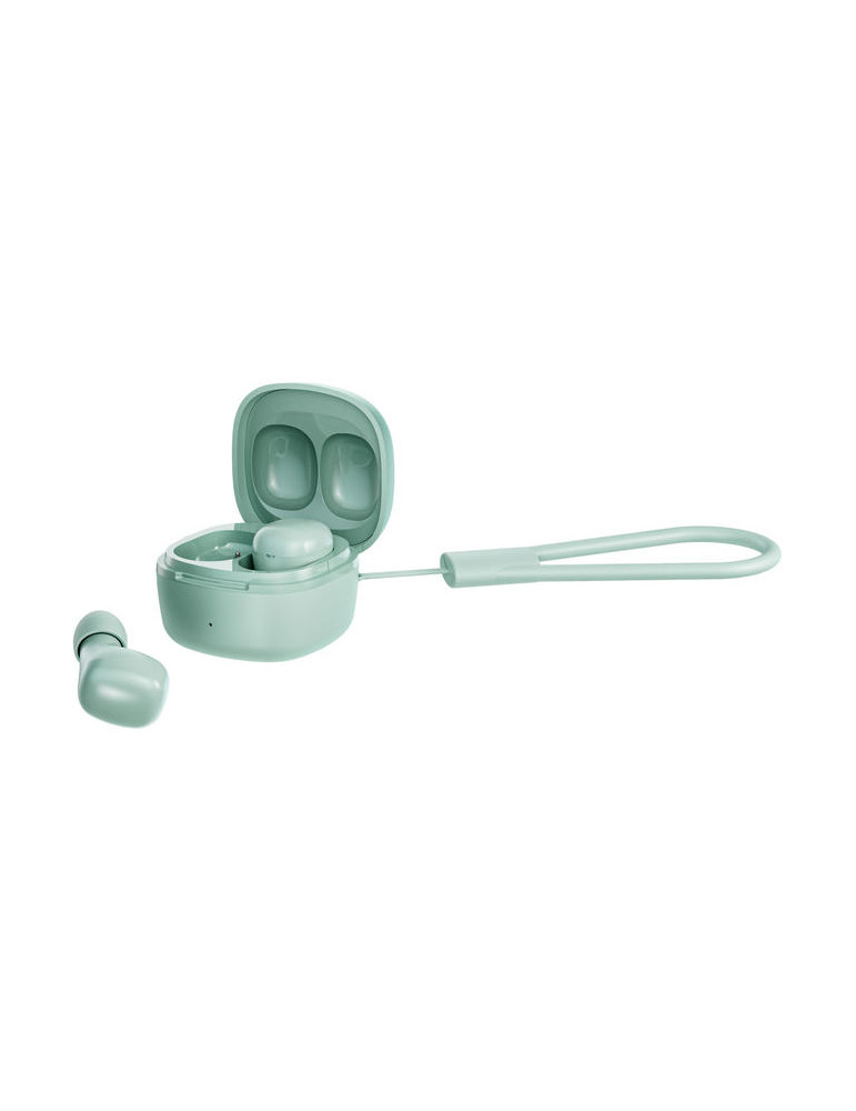 Bluetooth слушалки- тапи Canyon OnGo 4 mini TWS Green - CNS-TWS4GR