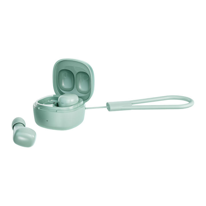 Bluetooth слушалки- тапи Canyon OnGo 4 mini TWS Green - CNS-TWS4GR