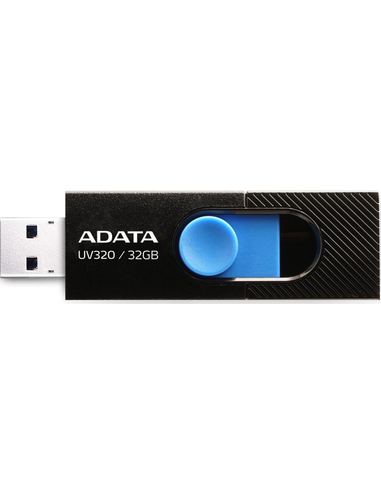 Флаш памет Adata 32GB USB UV320 BLACK - AUV320-32G-RBKBL