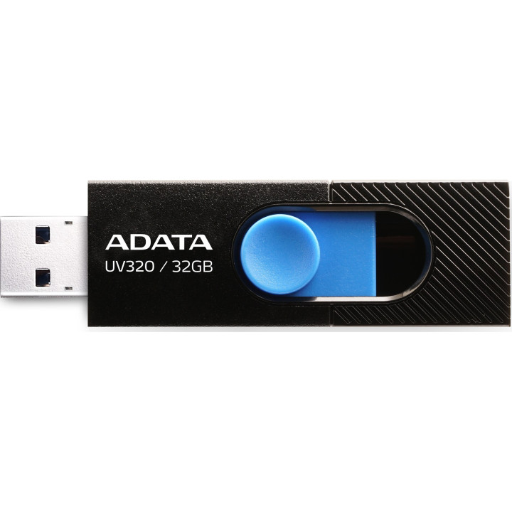 Флаш памет Adata 32GB USB UV320 BLACK - AUV320-32G-RBKBL