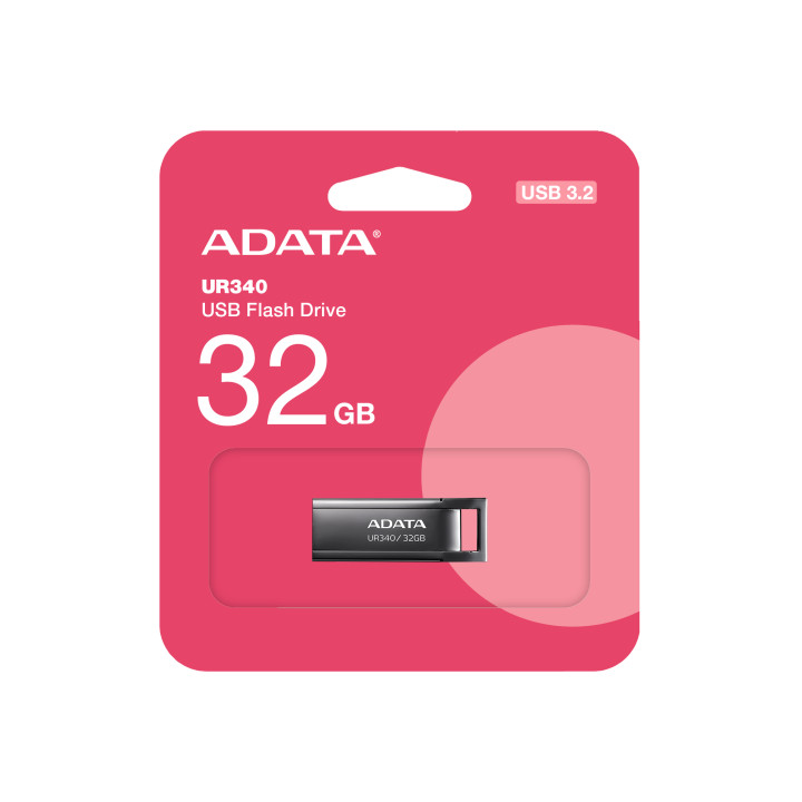Флаш памет Adata 32GB USB UR340 BLACK - AROY-UR340-32GBK
