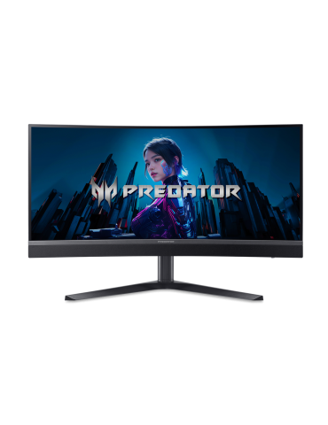 Монитор Acer X34V3BMIIPHUZX WQHD, 34", 3440x1440, VA Panel MiniLED, 1ms(GTG), 180Hz, HDMI, DP, Type-C (90W), USB 3.2 Hub - UM.CXXEE.301
